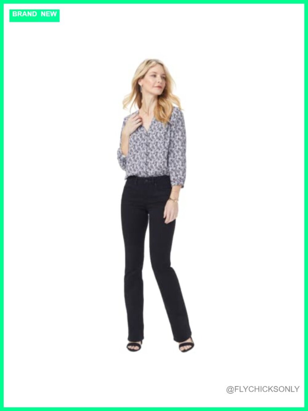 Women's Bootcut Jeans Lift Tuck Slimming Fit Stretch Denim Pants